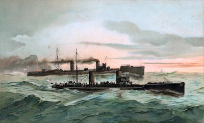 SM Torpedoboot G 108およびSM Torpedoboot S 102 作： Hugo Graf